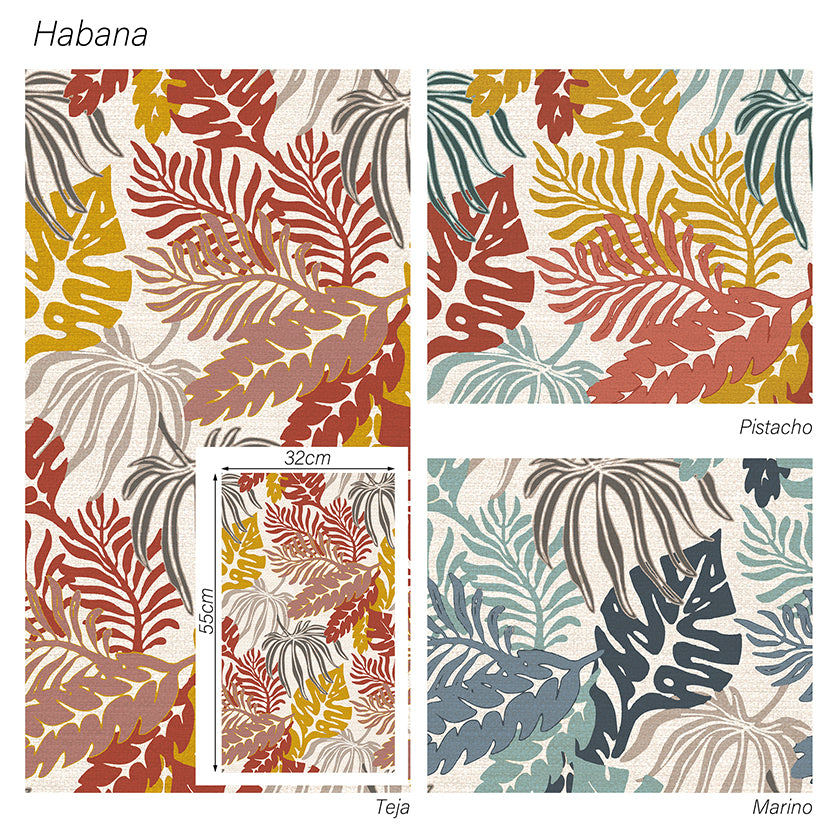 Tela Estampada para Tapizar | Cuba