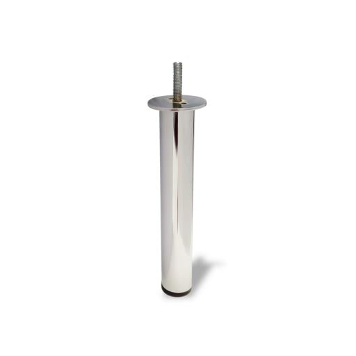 Pata Metalica para Muebles | Tubo Vertical con Rosca
