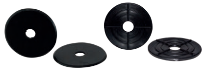 Arandelas de Plastico Negras