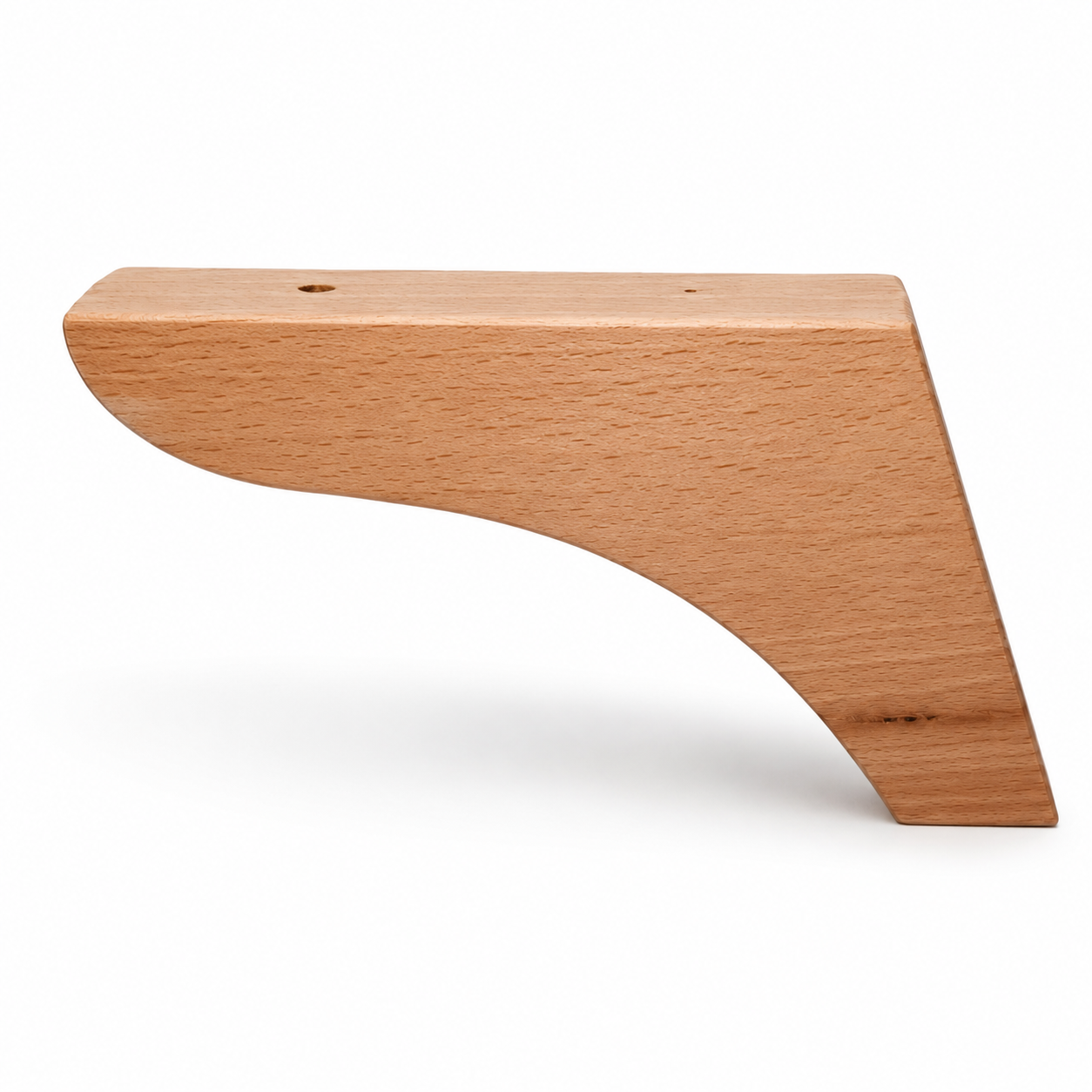 Pata de Madera de Haya para Sofá 12 cm — Diseño Ascari, Robustez y Estabilidad