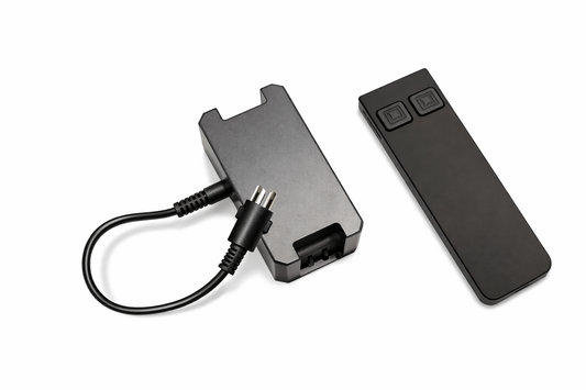 Mando Inalámbrico Engomado para Sillón Relax 1 Motor + Receptor + Pilas | Cable Control